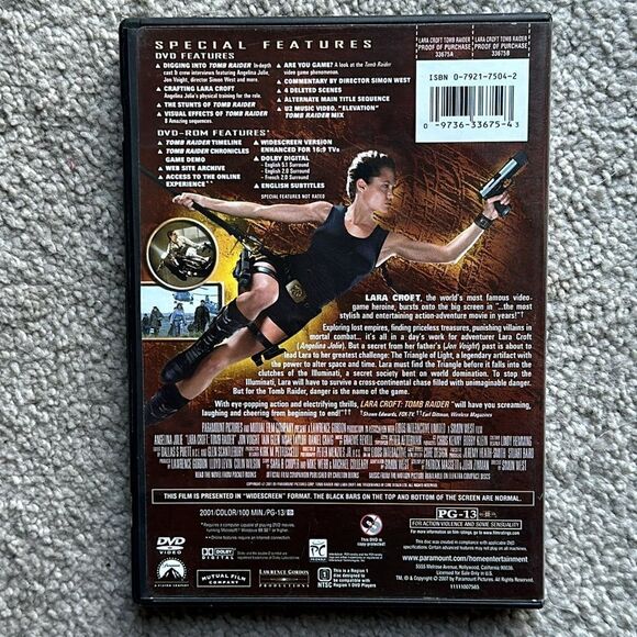 “Lara Croft Tomb Raider” Special Collectors Edition DVD! - Picture 2 of 5
